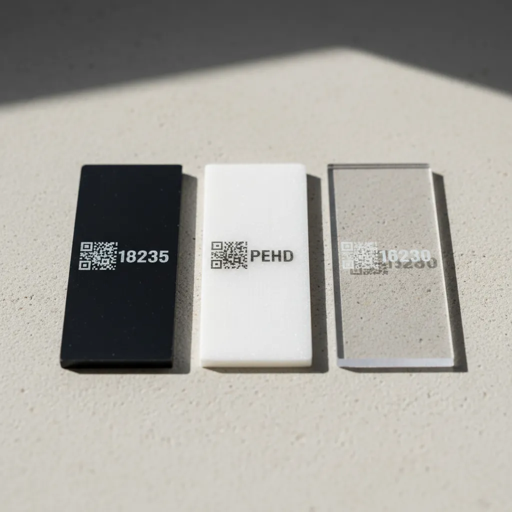 Marquage laser sur plastique