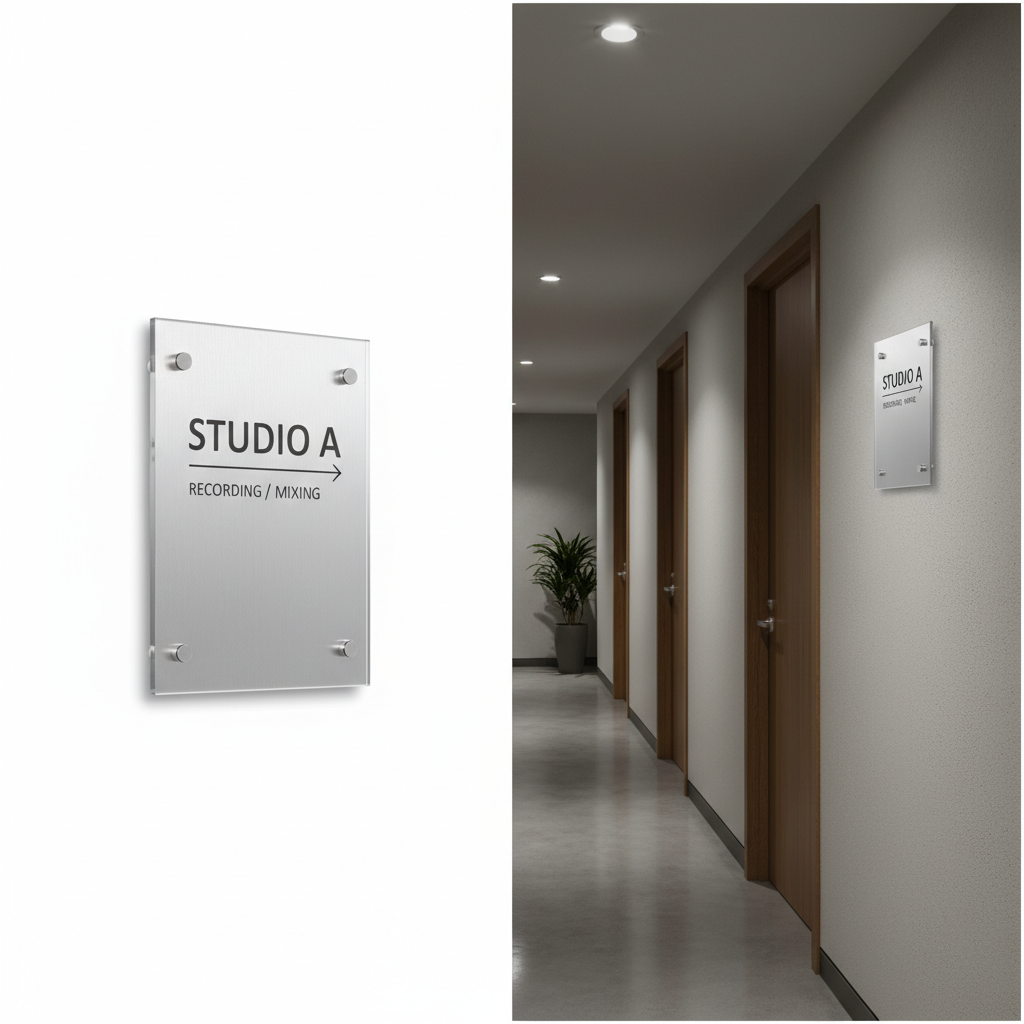Panneau signaletique interieur — photo 2