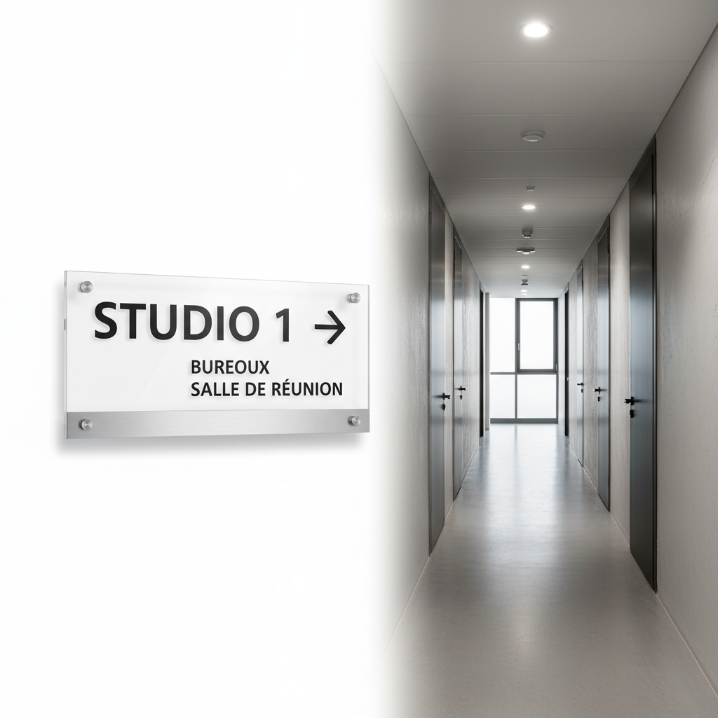Panneau signaletique interieur — photo 3