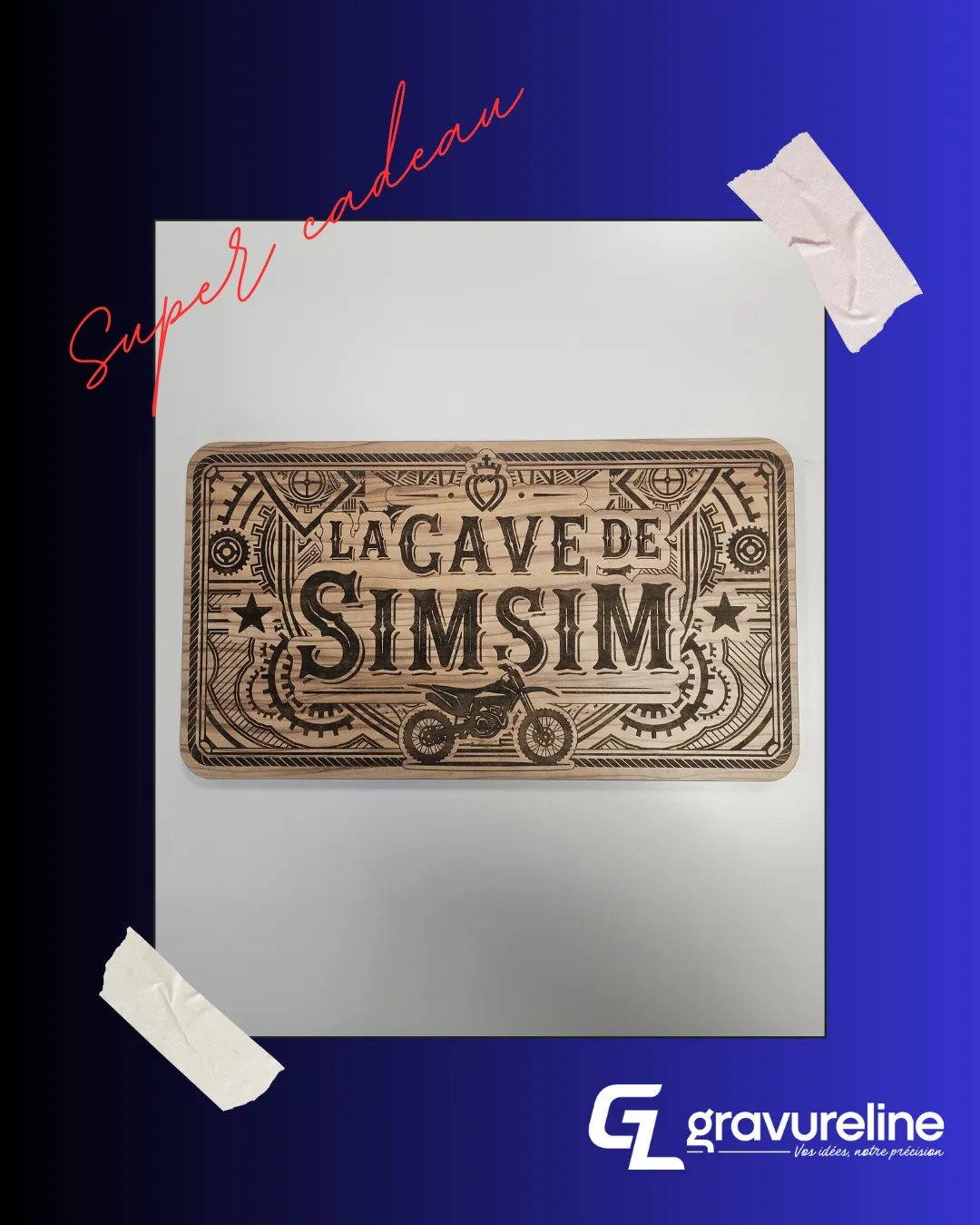 Plaque cave trespa — Gravureline