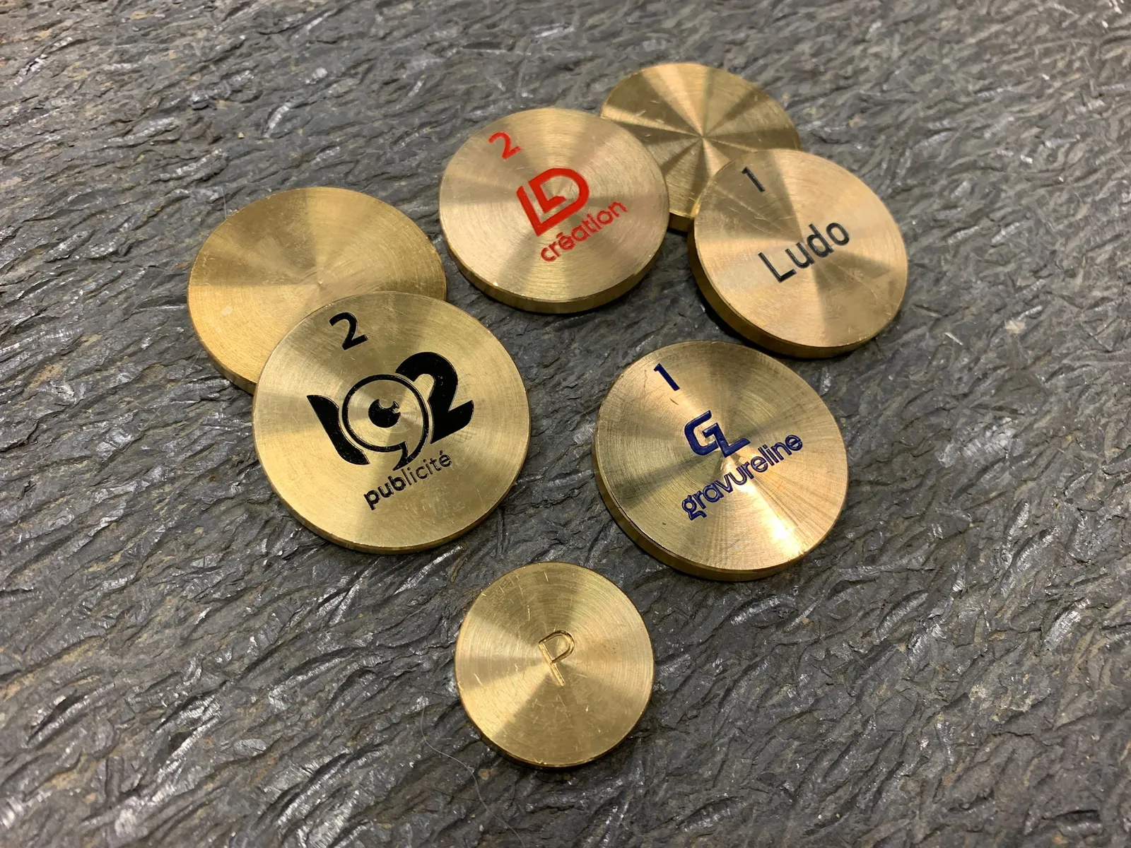 Palets gravés — Gravureline