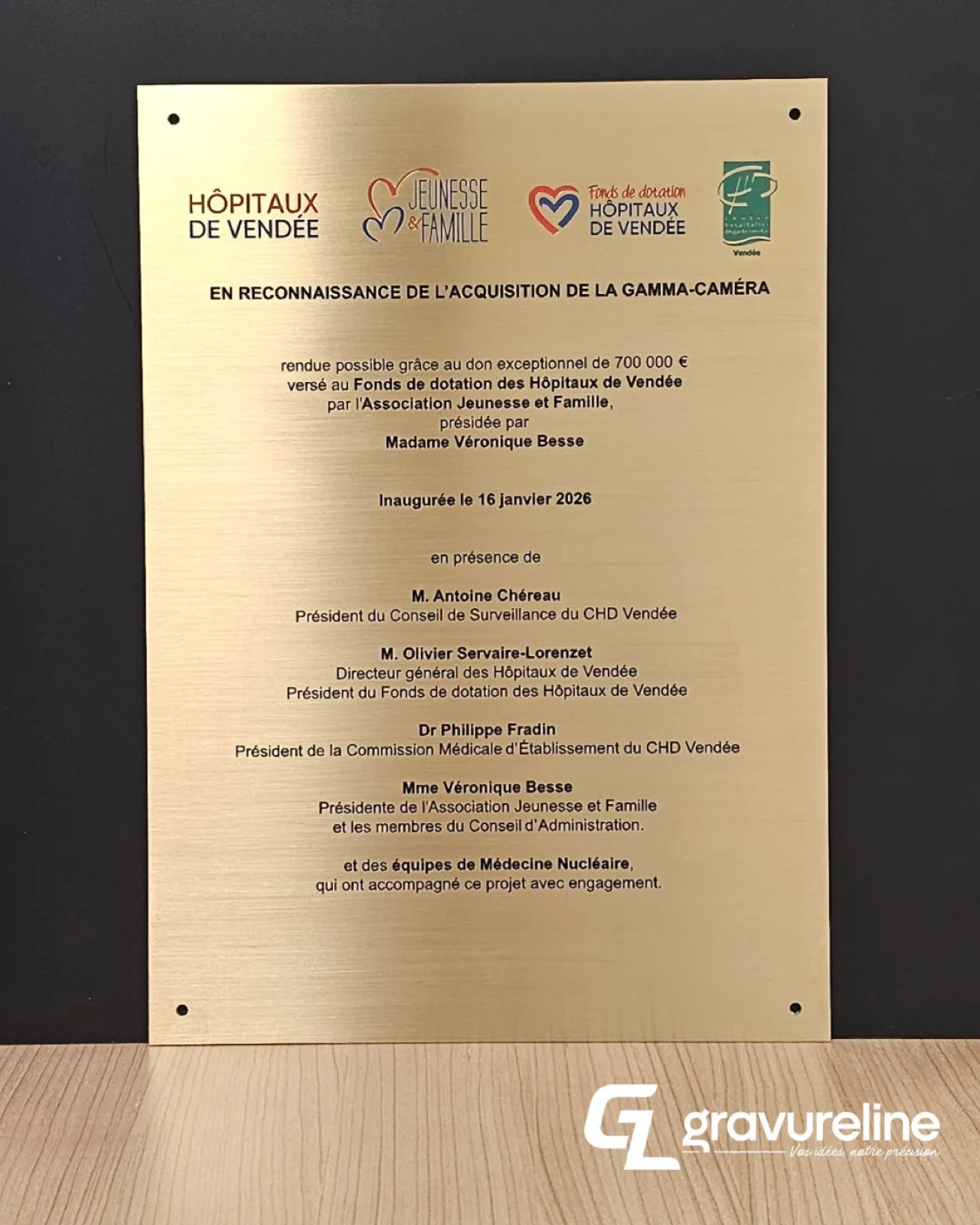 Plaque inauguration chd (2) — Gravureline