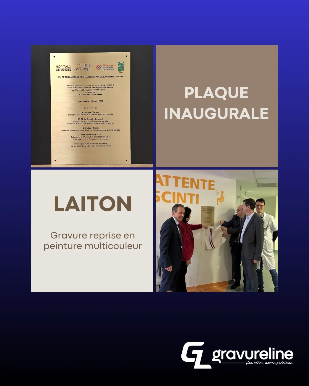 Plaque inauguration chd — Gravureline
