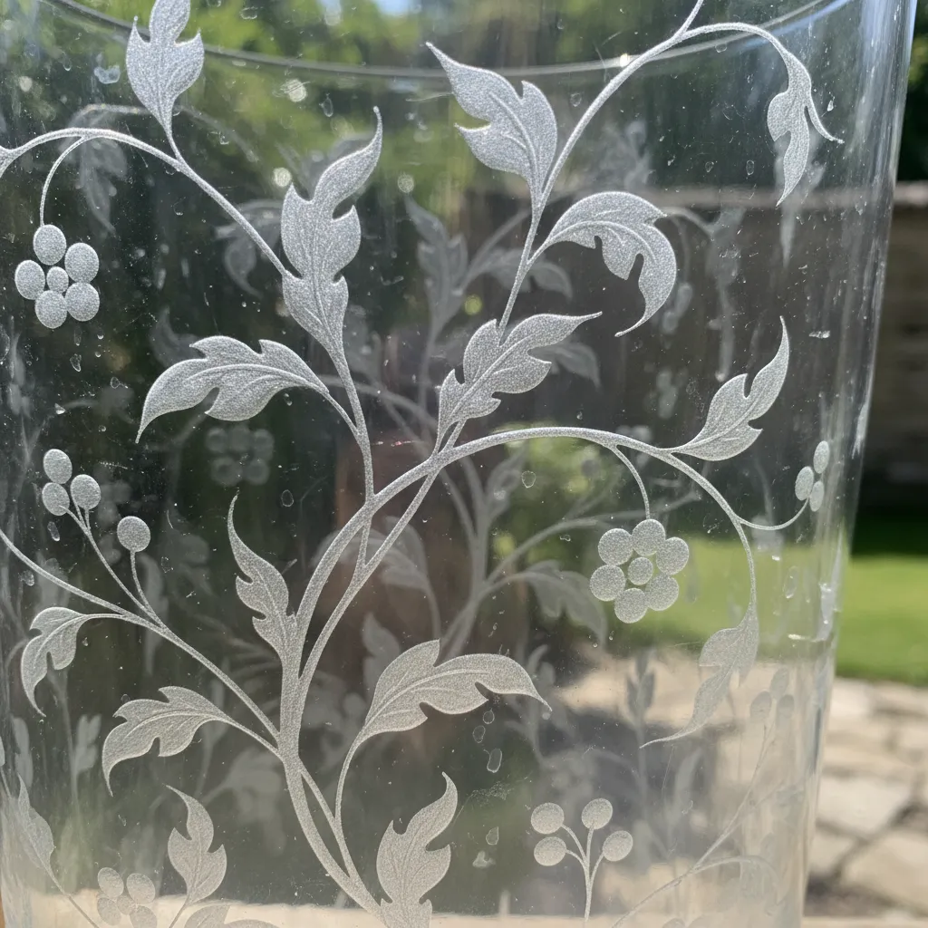 Verre gravé