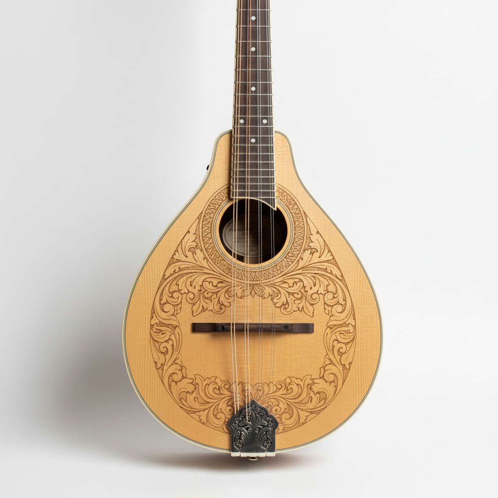 Mandoline gravée