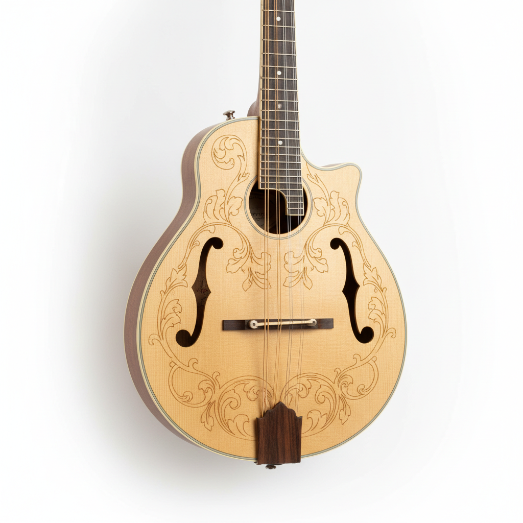 Mandoline gravée — photo 2
