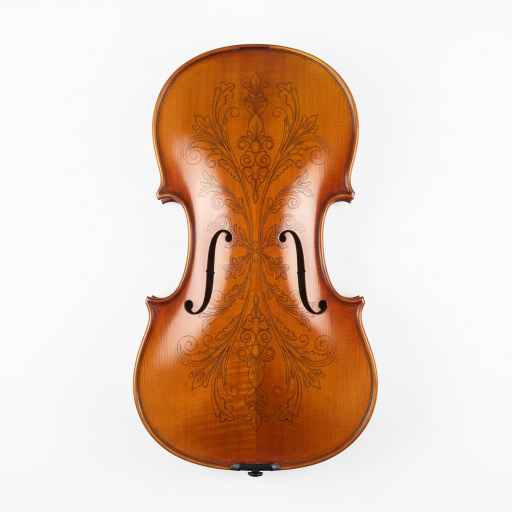 Violon gravé