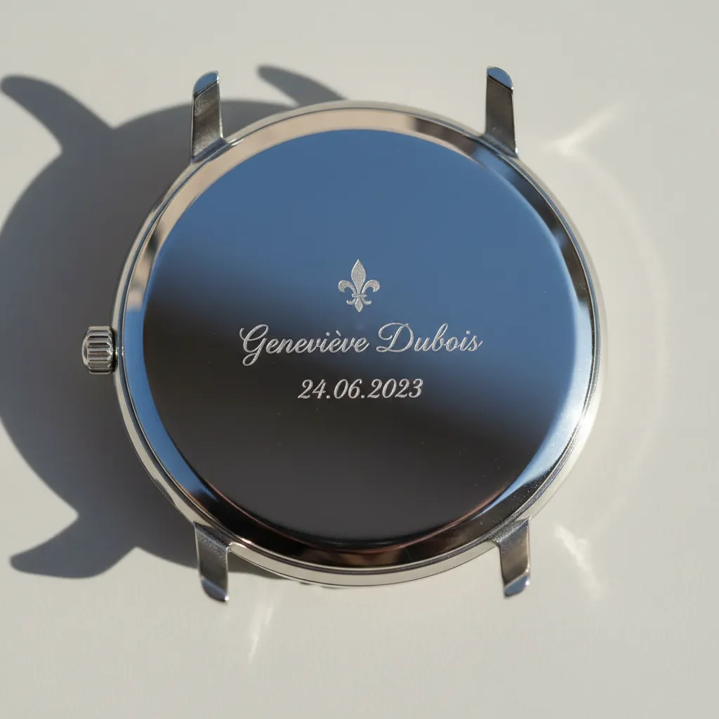 Montre gravée