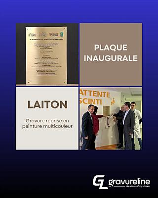 Plaque laiton gravée — vignette 8