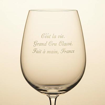 Verre à vin gravé — vignette 3
